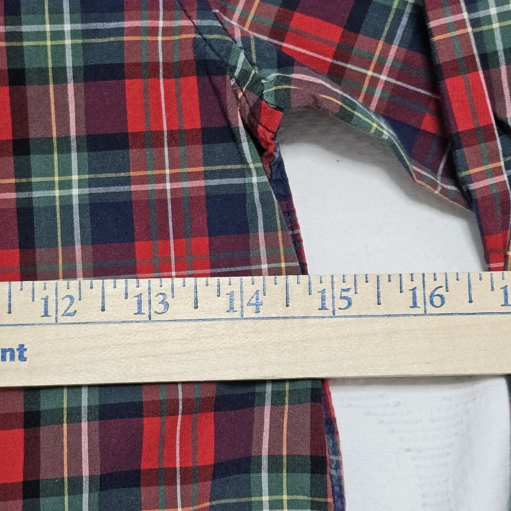 Ralph Lauren Classic Plaid Button Down Shirt Boys‎ 6 Long Sleeve Pony Preppy